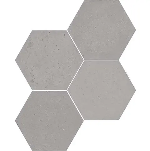 WOW LOVE AFFAIRS CONCRETE HEXAGON ASH GREY 20 x 23 cm