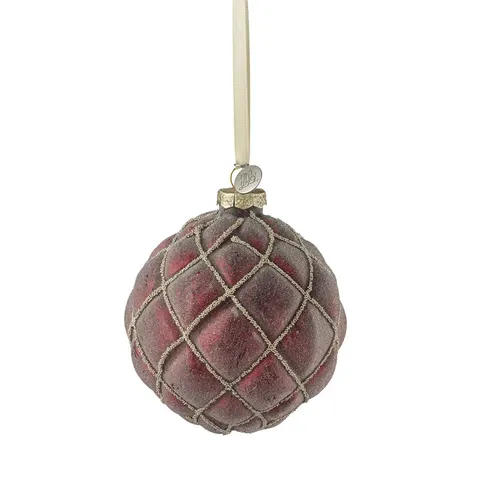 Bombka świąteczna Norille 10cm Lene Bjerre D.Red.