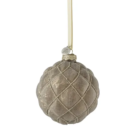 Bombka świąteczna Norille 10cm Lene Bjerre Brąz