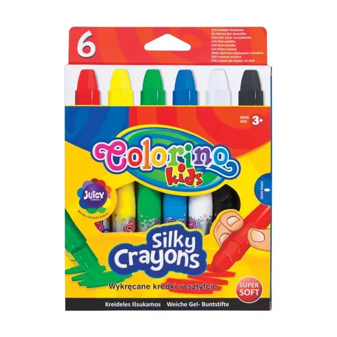 Kredki wykręcane sztyfty żelowe Colorino 6 szt.