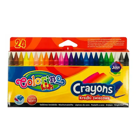 Kredki świecowe Colorino 24 szt.