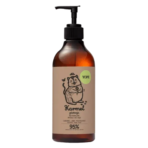 YOPE Naturalne mydło do rąk Pistacja i karmel 500 ml
