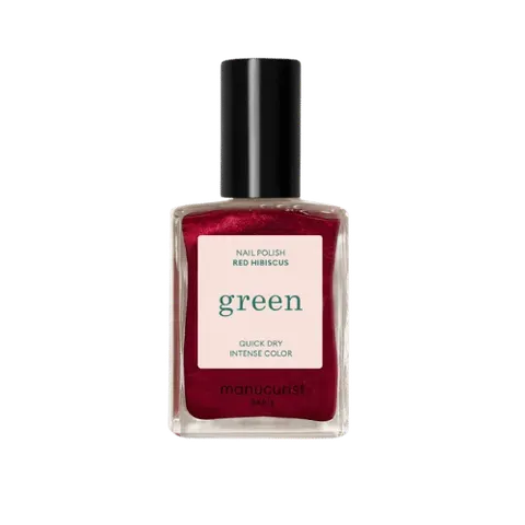 MANUCURIST Green™ Lakier do paznokci Red Hibiscus 15 ml