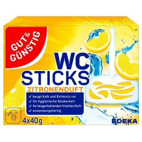 G&G ZAWIESZKI DO WC O CYTRYNOWYM ZAPACHU 4X40 G