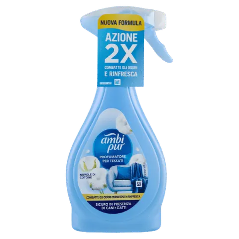 AMBI PUR ODŚWIEŻACZ DO TEKSTYLIÓW BAWEŁNA 385 ML