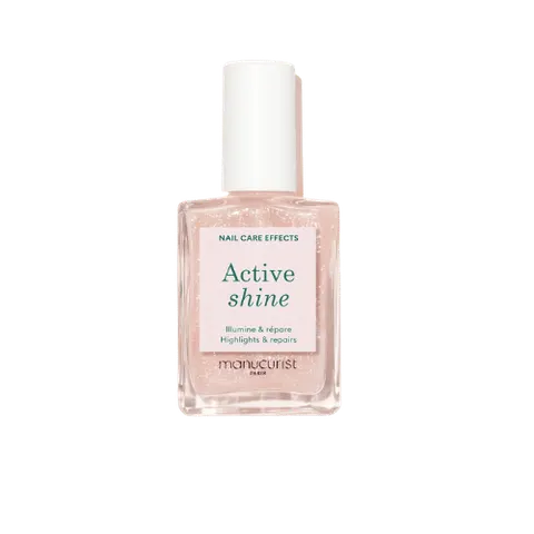 MANUCURIST Active shine Pielęgnujący lakier do paznokci 15 ml