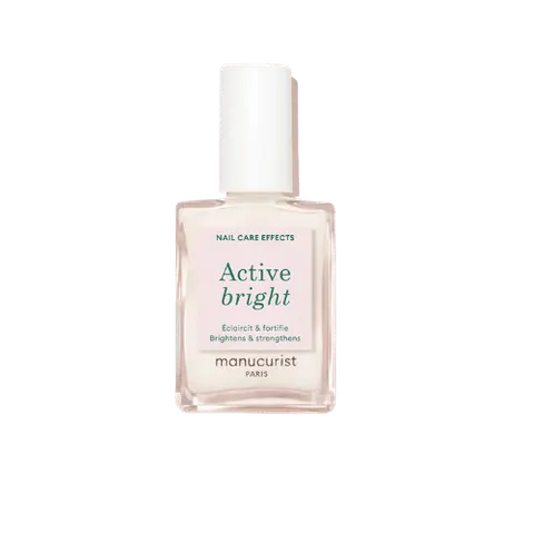 MANUCURIST Active bright Pielęgnujący lakier do paznokci 15 ml