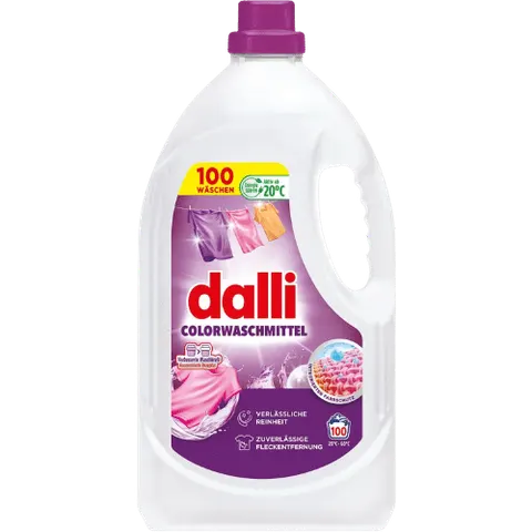 DALLI ŻEL DO PRANIA TKANIN KOLOROWYCH 4-5L | 100 PRAŃ