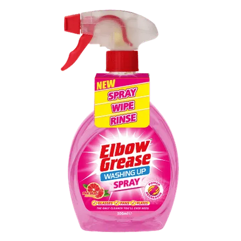 ELBOW GREASE PŁYN DO MYCIA NACZYŃ W SPRAYU GREJFRUT 500 ML