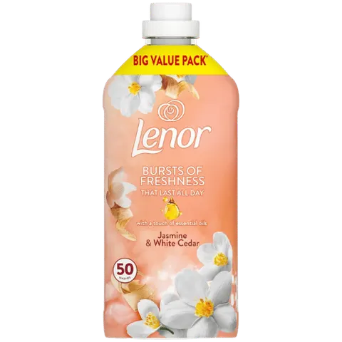 LENOR PŁYN DO PŁUKANIA O ZAPACHU JAŚMINU 1-65 L 50 PŁUKAŃ