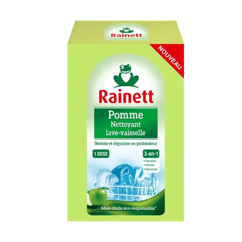 RAINETT PROSZEK DO CZYSZCZENIA ZMYWAREK O ZAPACHU JABŁKOWYM 125G