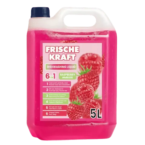 FRISCHE KRAFT PŁYN DO MYCIA NACZYŃ MALINOWY 5 L
