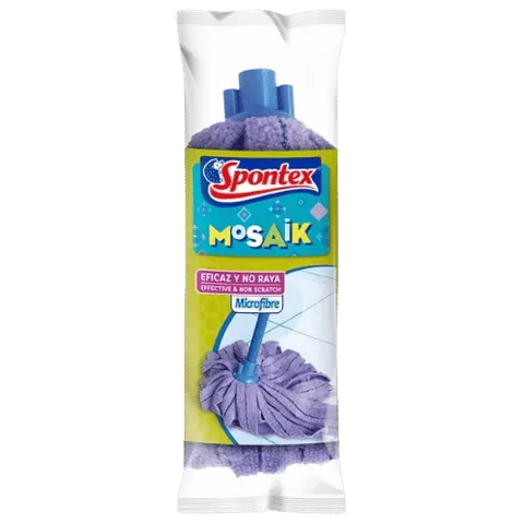 SPONTEX ZAPAS DO MOPA PASKOWEGO Z MIKROFIBRY