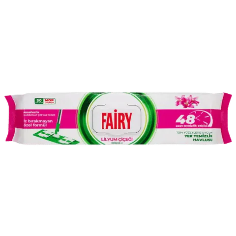 FAIRY NAWILŻANE WKŁADY DO MOPA KWIATOWE 50 SZT