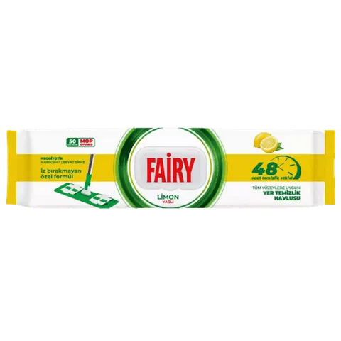 FAIRY NAWILŻANE WKŁADY DO MOPA CYTRYNOWE 50 SZT