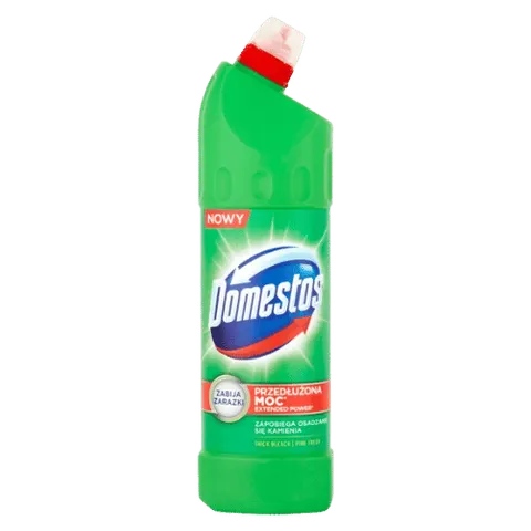 DOMESTOS ŻEL DO WC LEŚNY Z WYBIELACZEM 1 L