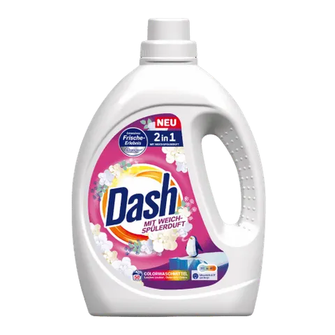 DASH ŻEL DO PRANIA TKANIN KOLOROWYCH 50 PRAŃ