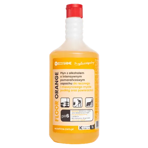 ECO SHINE FLOOR POMARAŃCZOWY PŁYN DO PODŁÓG 1L