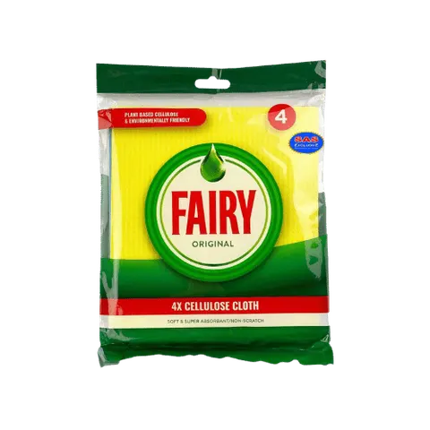 FAIRY ŚCIERECZKI CELULOZOWE 4 SZT