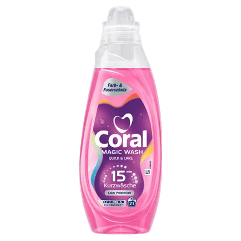CORAL ŻEL DO PRANIA TKANIN KOLOROWYCH 21 PRAŃ