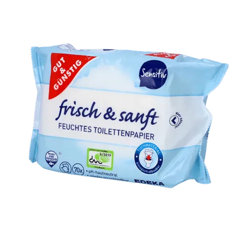 G&amp;G PAPIER NAWILŻANY SENSITIVE 70 SZT