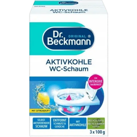 DR BECKMANN SASZETKI DO CZYSZCZENIA WC 3 X 100 G