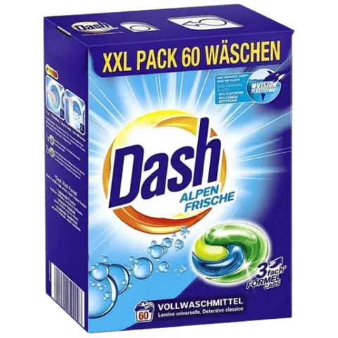 DASH KAPSUŁKI DO PRANIA TKANIN UNIWERSALNE 60 SZT