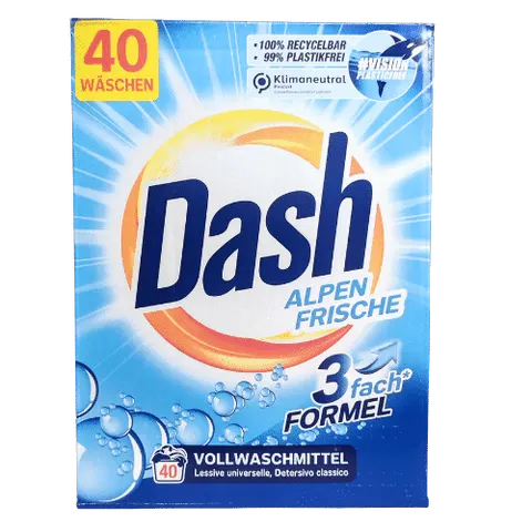 DASH PROSZEK DO PRANIA TKANIN UNIWERSALNY 40 PRAŃ