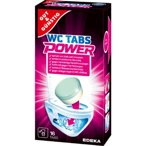 G&G TABLETKI ODKAMIENIAJĄCE DO WC 16 SZT.