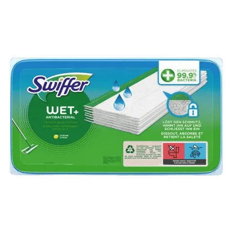 SWIFFER NAWILŻANE WKŁADY DO MOPA CYTRYNA 20 SZTUK