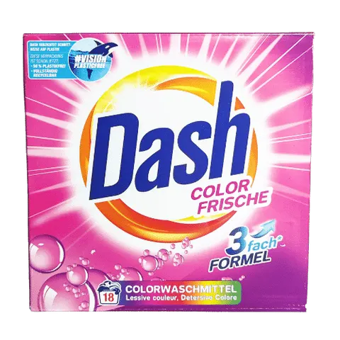 DASH PROSZEK DO PRANIA TKANIN KOLOROWYCH 18 PRAŃ