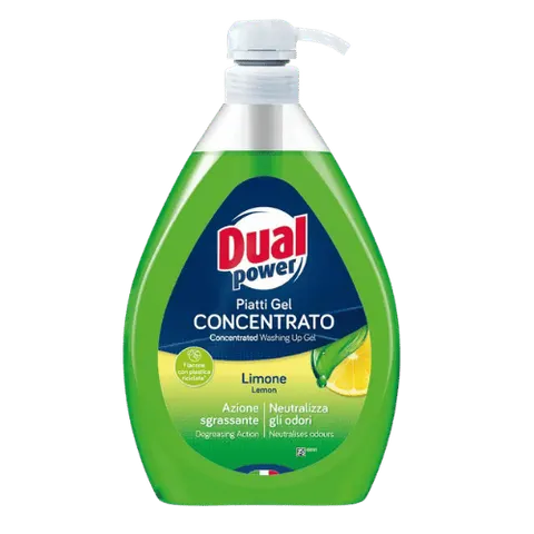 DUAL POWER DO MYCIA NACZYŃ 1L LEMON ZIELONY