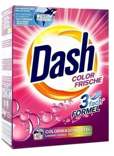 DASH PROSZEK DO PRANIA TKANIN KOLOROWYCH 40 PRAŃ