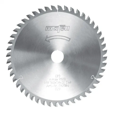 Tarcza pilarska HM 162x1.2/1.8x20 mm, Z 48 WZ