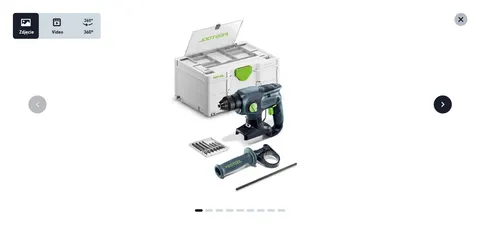 Akumulatorowa młotowiertarka z funkcją kucia KHC-S 18-Basic-Set