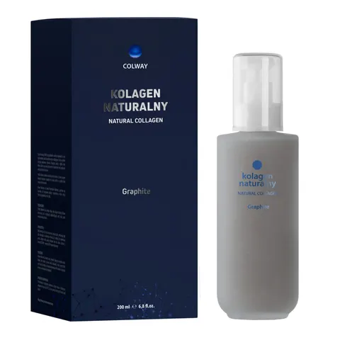 Colway Graphite Natural Collagen Kolagen Naturalny 200 ml / Dostawa 0zł