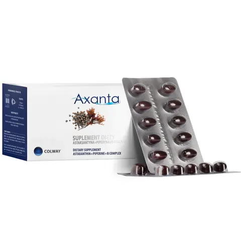 Axanta Colway Astaksantyna + Piperyna + B Complex 60 kaps