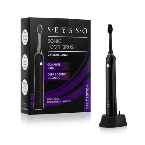 SEYSSO Basic Szczoteczka Soniczna z linii Carbon 3tryby pracy Dystrybucja PL
