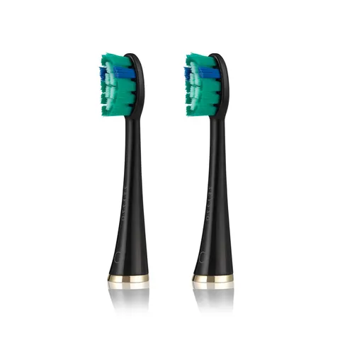SEYSSO Gold Black Whitening - Końcówki do szczoteczki sonicznej 2szt.