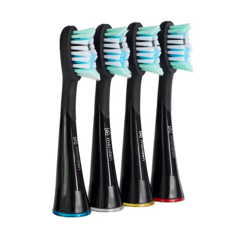 Meriden Końcówki Professional Dual Action Whitening Black 4szt.