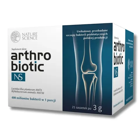 Arthrobiotic NS – probiotyk na stawy, mięśnie i regenerację | 21 saszetek
