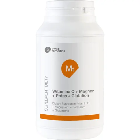 Suplement diety Mt Witamina C+ Magnez+ Potas+ Glutation 450g