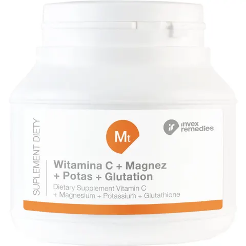 Suplement diety Mt Witamina C+ Magnez+ Potas+ Glutation 150g