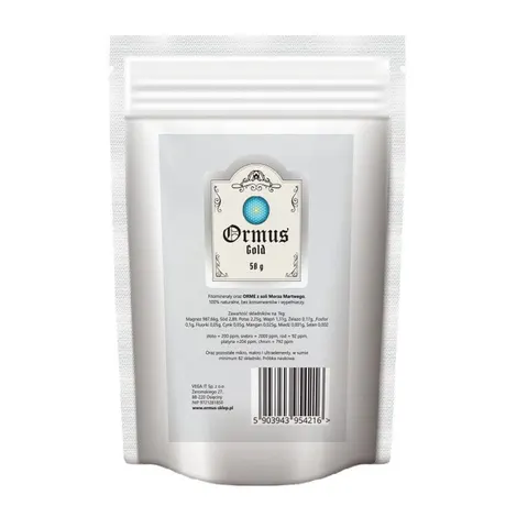 ORMUS ORME Gold - Pierwiastki życia - mocny proszek ze złotem (50 g)