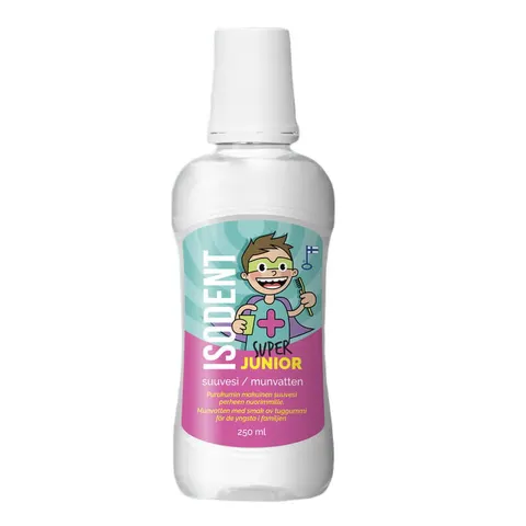 ISODENT Super Junior 100ml – Płyn do Płukania Jamy Ustnej dla Dzieci 6+