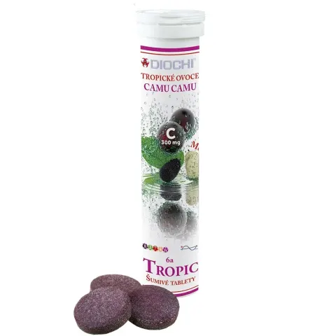 Diochi Witamin Tropic 20 tabletek musujących – Naturalna Witamina C