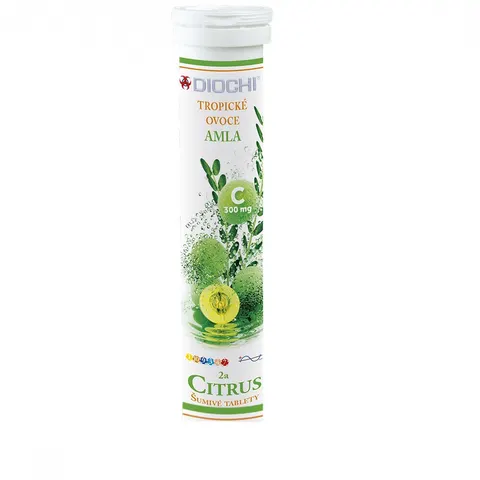 Witamin Citrus Diochi 20 tabletek musujących – naturalna witamina C z Amlą
