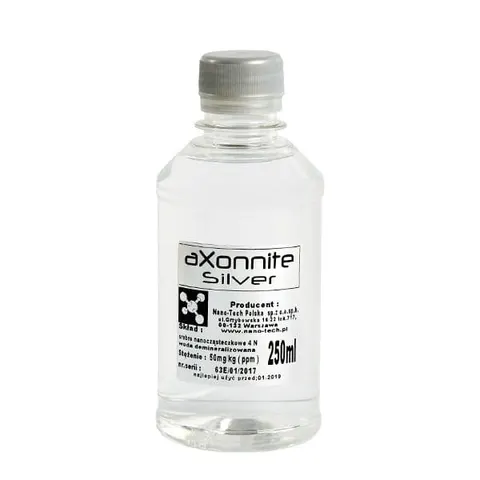 Srebrna Woda nano-TECH - aXonnite Silver 250ml 50ppm