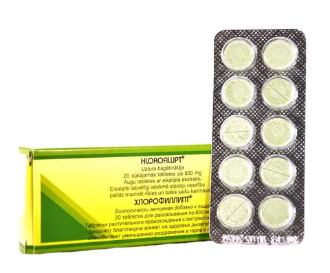 Chlorofillipt tabletki do ssania