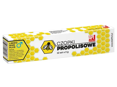 Czopki propolisowe Libido Man Plus 12szt x 2g